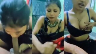Hot Bhabhi Gives Desi Blow Job Horny