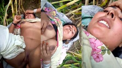 Gaanv sexy bhabhi sath kiya khet mai fucking